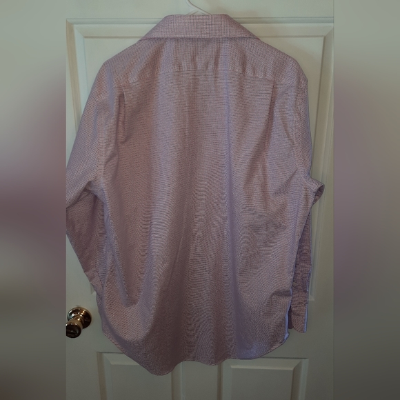 Lauren Ralph Lauren Classic Fit Pink/Blue Checkered Button Down Shirt size 16 - Picture 3 of 5